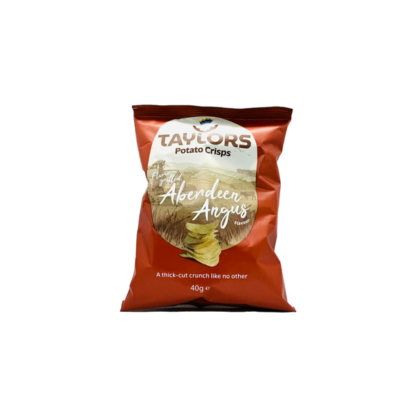 Taylors Snacks - Potato Crisps: Flame Grilled Aberdeen Angus