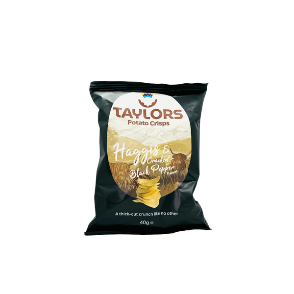 Taylors Snacks - Potato Crisps: Haggis & Cracked Black Pepper